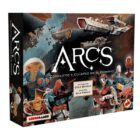 Caja del juego Arcs, edición en español, arte de ciencia ficción.