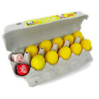 Juego físico con huevos de goma para equilibrio corporal