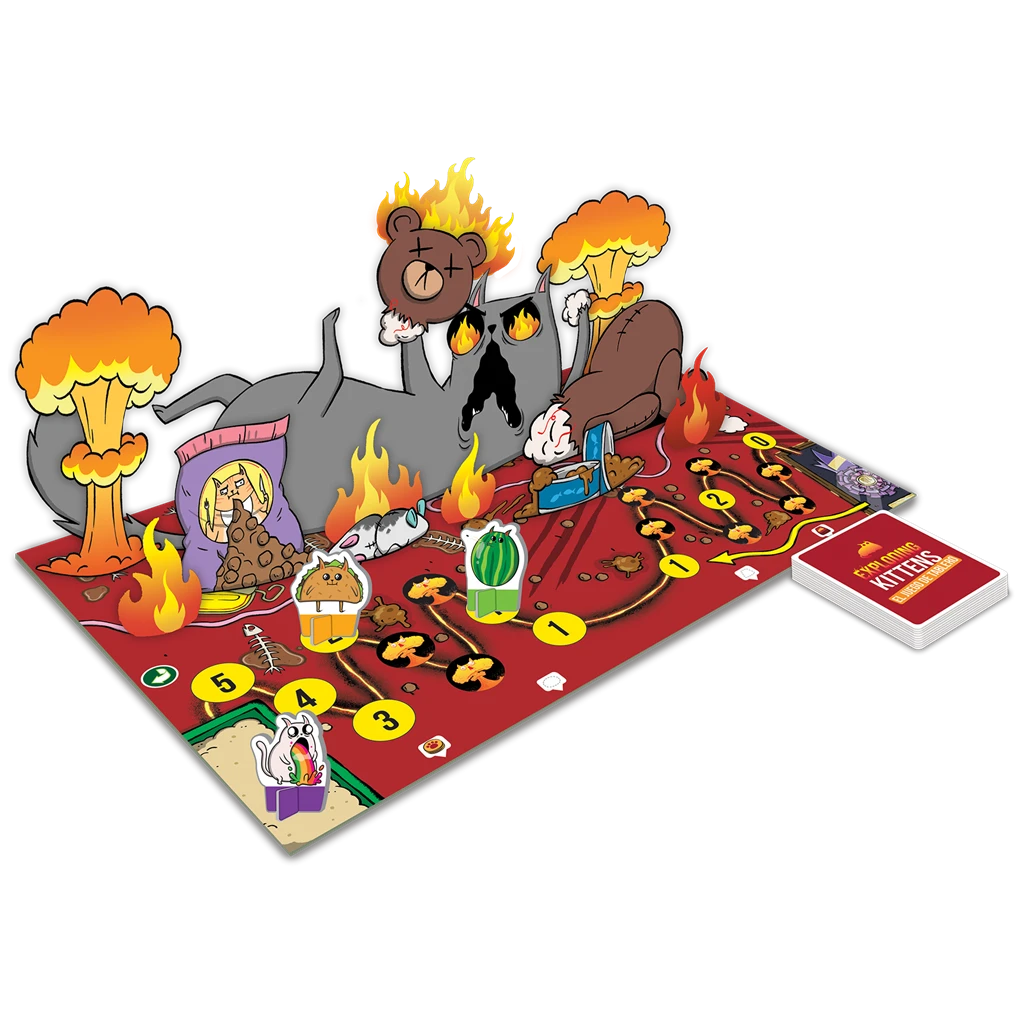 tablero exploding kittens