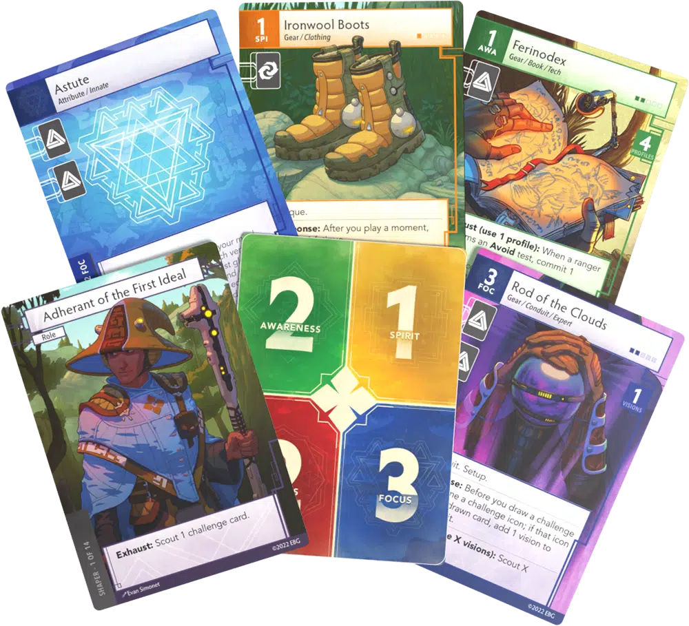 cartas del juego Earthborne Rangers