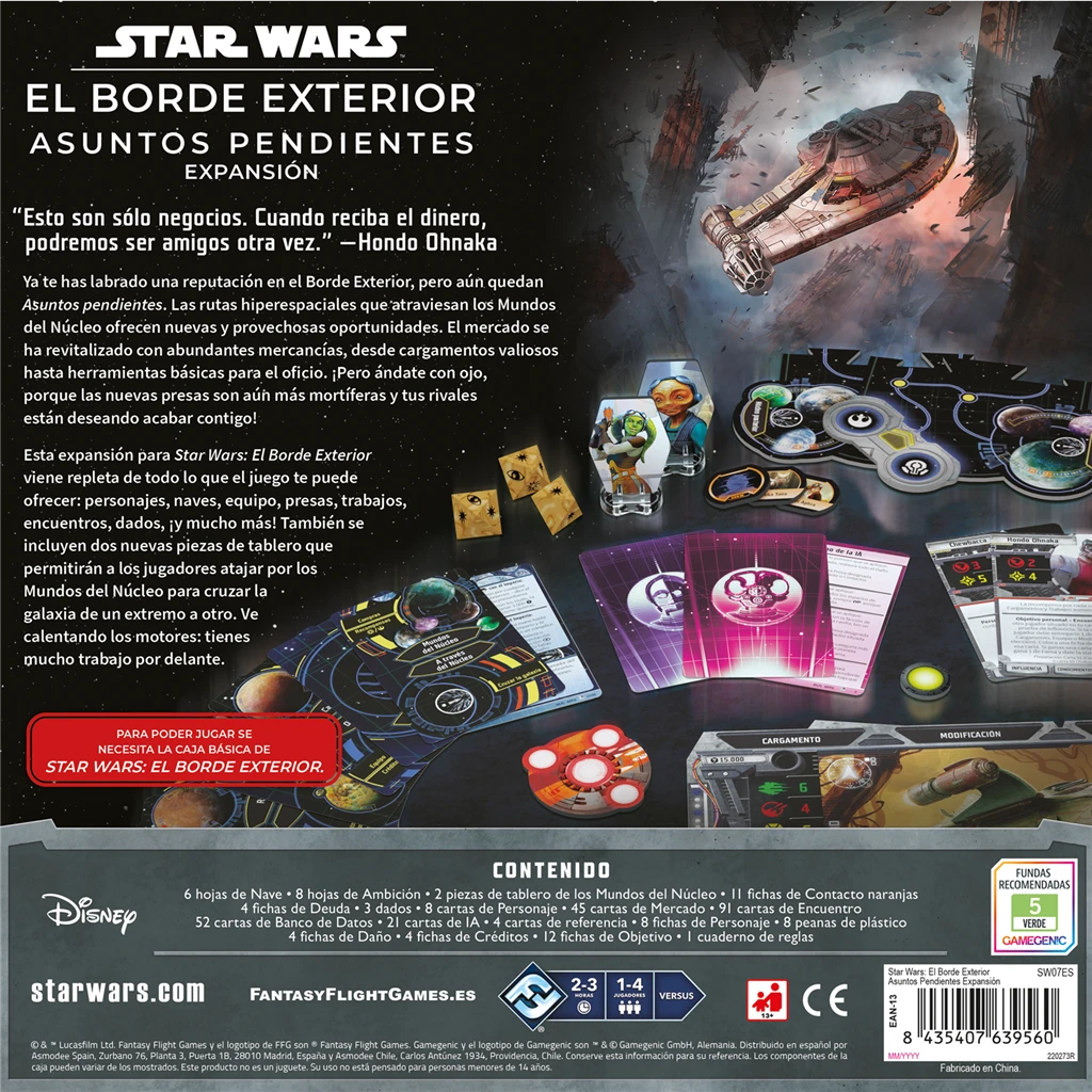 Star Wars: El Borde Exterior – Asuntos Pendientes (Caja)